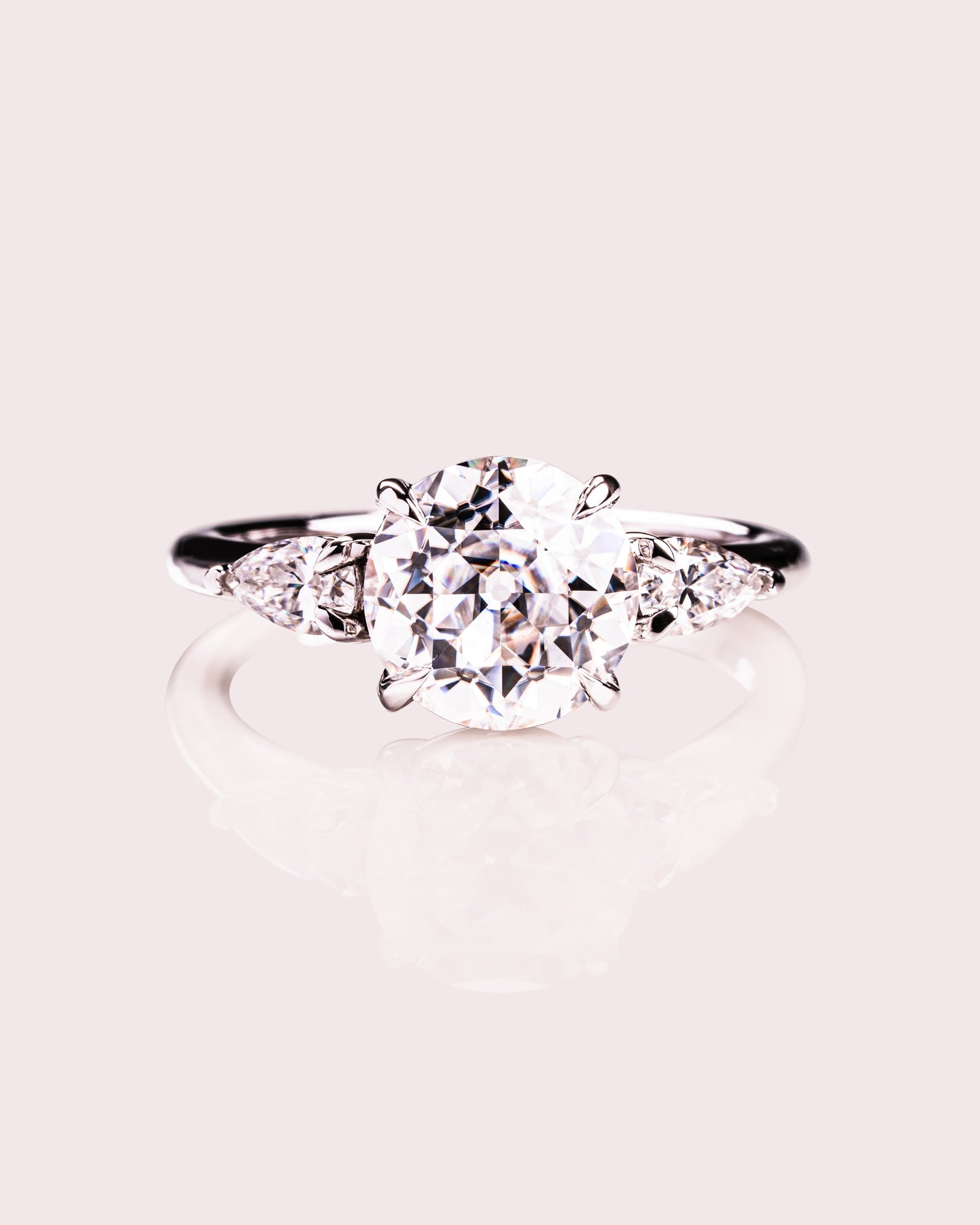 Nicola - Round & Pear | Silver