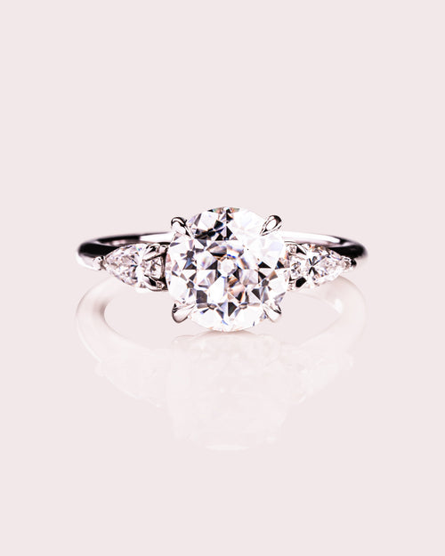 Nicola - Round & Pear | Silver