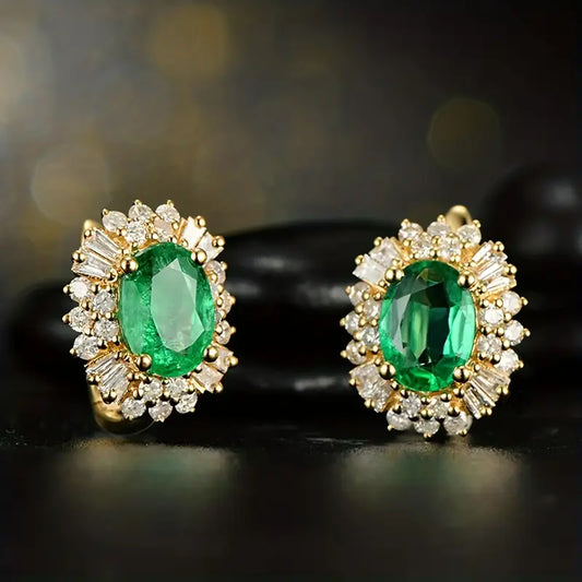 Serena Valmont Earrings | Gold