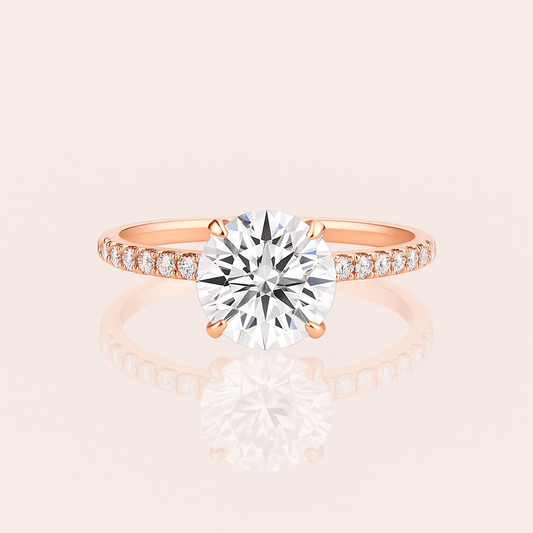 Jasmine (with Pavé) - Gold