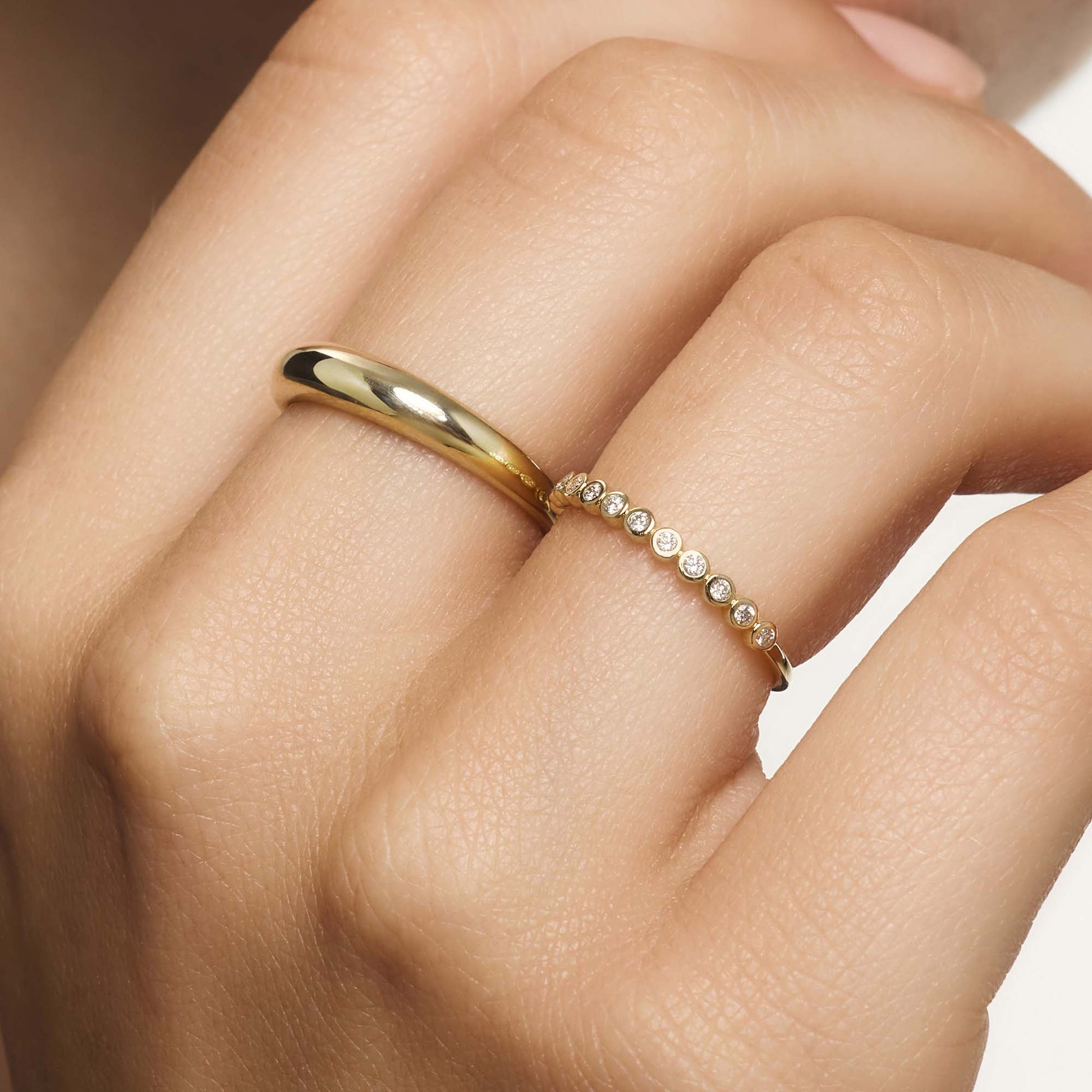 Diamond Bubble Ring