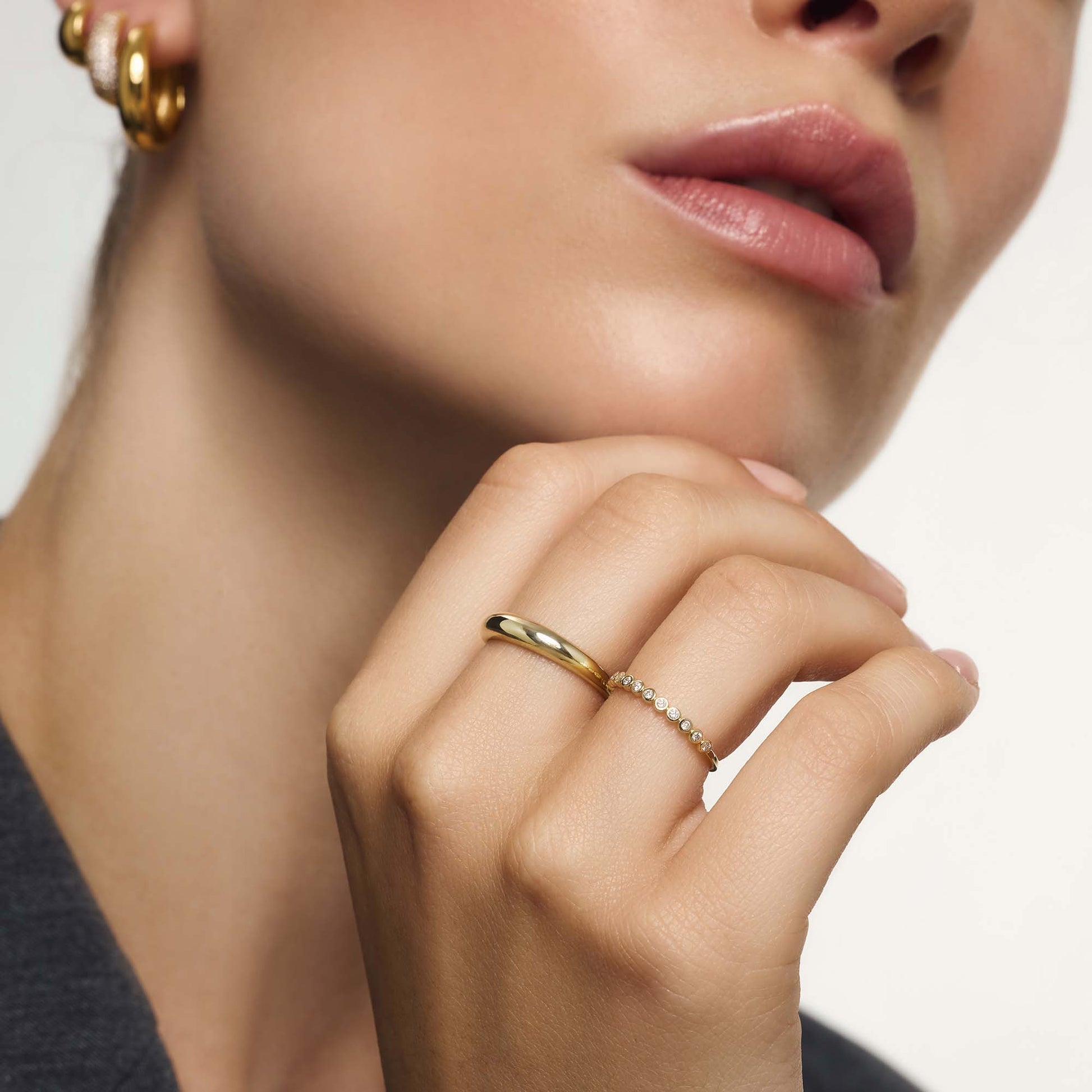 Diamond Bubble Ring