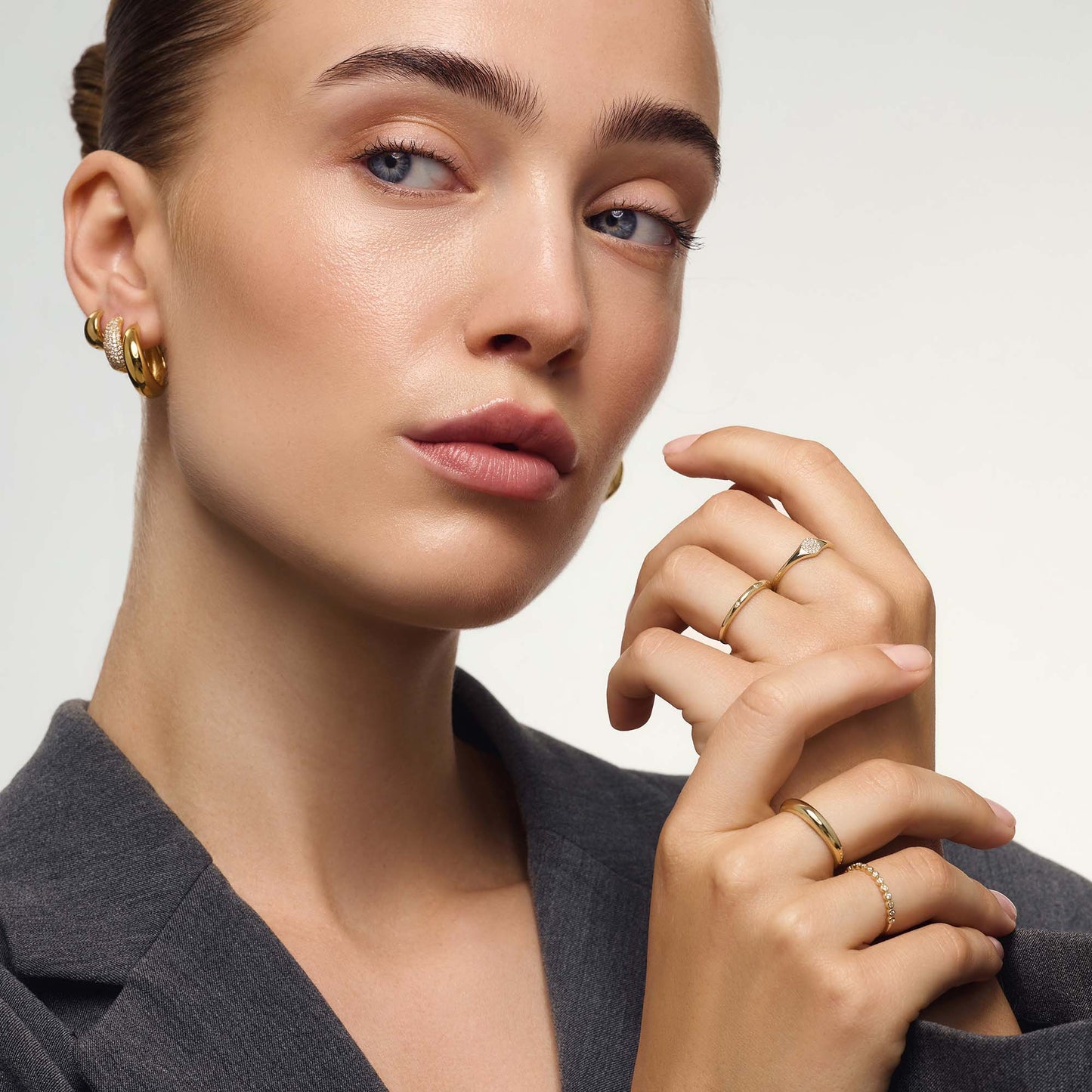 Bubble Ring | White Gold
