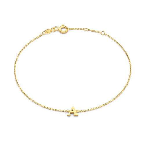 Vita Signa Initial Bracelet | Gold