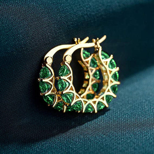 Elena Marlowe Hoop Earrings | Gold