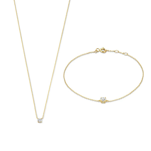 Cléa Moissanite Stone Set | Gold